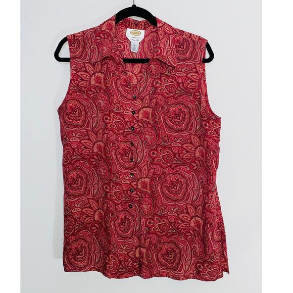 Talbots Pure Silk Top & Pants‎ Set - Women's Size 16 - Wide Leg Pants w/ Top - Picture 3 of 16